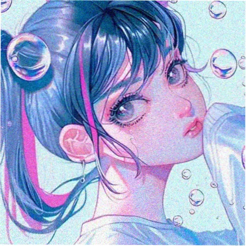 主笔林迟迟的头像插画